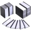 50set C-Shaped Magnetic Card Label Holder for Metal Racks and Shelves