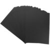 50 Sheets Black Card Stock for Drawing and Blank A4 Paper
