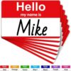 50 Sheet Self-Adhesive Name Label Stickers for School Office Storage