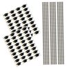 50 Sheets Graduation Cap PVC Self-Adhesive Stickers 50 Black C544