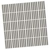 50 Sheets Graduation Cap Stickers for 2026 Senior Year, Black PVC