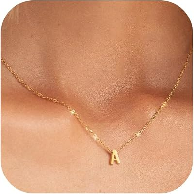 JNZSSWHJJH Initial Necklace for Women