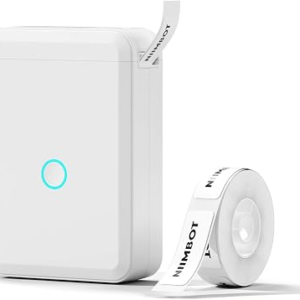 NIIMBOT D110 Label Maker, Bluetooth Printer with Multiple Templates, White