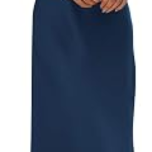 BTFBM Mock Neck Cocktail Dresses for Women Summer,Dark Blue,S