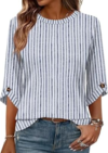 OFEEFAN 3/4 Sleeve Tops