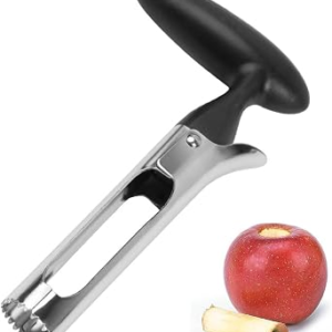 Premium Apple Corer Tool Apple Corer Cutter Easy to Use and Clean Sturdy Core Remover with Sharp Serrature Stainless Steel Corers for Pear Fruits Ease
