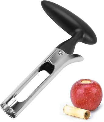 Premium Apple Corer Tool Apple Corer Cutter Easy to Use and Clean Sturdy Core Remover with Sharp Serrature Stainless Steel Corers for Pear Fruits Ease