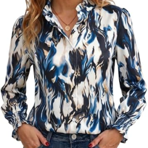 FUNLINGO Women Button Down Shirts