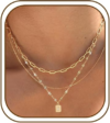 YEEZII Layered Gold Necklaces for Women