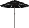 ARESHARK 9ft 3 Tiers Patio Umbrella