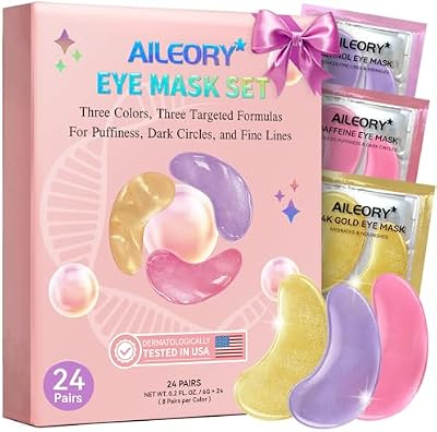 AILEORY Under Eye Patches 24 Pack