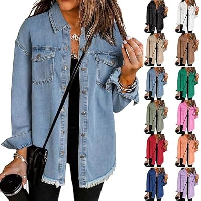 TOUMOV Oversized Denim Jacket