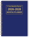 2026-2028 Monthly Planner – 3 Year Monthly Calendar/Planner 2026-2028, 5.9″ x 8.5″, 36 Month Calendar Planner, Planners with Twin-Wire Binding, Lined Notes Pages