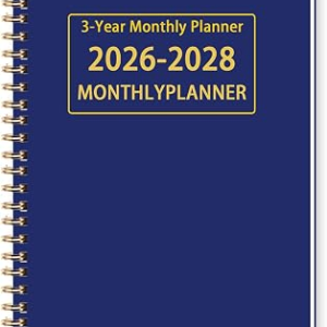 2026-2028 Monthly Planner – 3 Year Monthly Calendar/Planner 2026-2028, 5.9″ x 8.5″, 36 Month Calendar Planner, Planners with Twin-Wire Binding, Lined Notes Pages