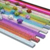 520 Sheets Glitter Origami Star Paper Strips, 10 Colors / 20 Colors Star Origami Paper Lucky Stars Paper Strip for DIY Handmade, Party Decoration, Crafts Décor