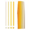 5400pcs Yellow Origami Star Paper Strips Kit for Craft Activities