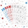 546Pcs Glitter Star Stickers 4Size Large Small Star for Kid,Red Silver Blue