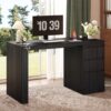 55.1" Electric Standing Desk with Power Outlets & USB, Black