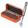 55 in 1 Mini Precision Screwdriver Set, Magnetic Small Screwdriver Kit for Electronics, Phone, Laptop, PC, Camera, Watch, Eyeglasses, Repair Tool Set with Storage Case for DIY & Home Use（Orange）