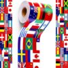 59ft Flags Border Sticker Whiteboard Border Trim Wall Sticker for Classroom Chalkboard and Home Party Parties Bulletin Board Borders
