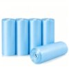 5 Gallon/150pcs Small Garbage Bags, Strong Trash Bags for Office Home Bedroom, Trash Can Liner (Blue)