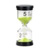 5 Minute Hourglass Timer, Green Plastic Sand Timer, Large Color Sand Clock