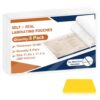 5 Pack 10 Mil 11x17" Self Sealing Laminating Pouches Self Adhesive Lamination Pouches Clear Laminate Sheets for Drawings Posters Art Prints Menu Big Certificates (No Heat & No Laminator Machine Need)