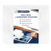 5 Pack 10 Mil 5"x7" Self Sealing Laminating Pouches Self Adhesive Lamination Pouches Clear Laminate Sheets for Photos Office School(No Heat Laminating Sheets & No Laminator Machine Need)
