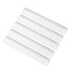5 Pcs 15cm 20cm Multifunctional Ruler Straight Ruler Drawing Clear Primary School Set