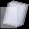 5 Pcs 8.5 x 11 Inch Rigid Sheet Protectors Clear Plastic Sleeves