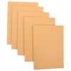 5pcs A5 Blank Sketchbook for Artists 80 Sheets Khaki Paper