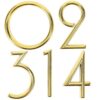 5pcs D Self Adhesive House Number for Front Door and Mailbox