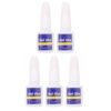 5pcs G Brush on Manicure Nail Glue for Press on Nails