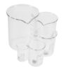 5pcs Glass Beakers Set 10ml 25ml 50ml 100ml 250ml Glass