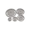 5Pcs Pottery Foot Ring Tool Clay Base Aligner for Ceramic, Aligned Foot Ring Template Set with XS to XL Sizes for Even Clay Base Pressing，Star