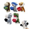 5pcs Punching Puppet Animal Boxing Puppet Interactive Hand Puppets Sound