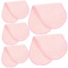 5pcs Reusable Makeup Remover Cloths, Portable Coral Fleece Face Towels