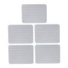5pcs Ruled Double-Sided Dry Erase Board 9x12 Inch High Density