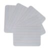 5pcs Small Whiteboard with Lines 9x12 Inch Double Sided