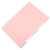 5pcs X8.5 Inch Plastic Binder Dividers with Pp Index Tabs