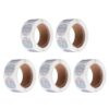 5 Rolls Holographic Round Thank You Sticker Roll
