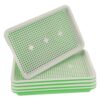 5 Sets Seed Sprouting Tray Kit with Drain Holes, Plastic, Stackable