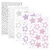5 Sheets Self Adhesive Star Face Gems, Rhinestone Stickers for Eye Hair NAI