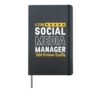 5 Star Social Media Manager | Advertising | SMM Manager Hardcover Journal, Black