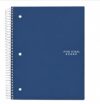 5 Subject College Ruled Spiral Notebook, 8.5 x 11 in, Sky Blue