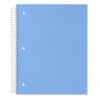 5 Subject Spiral Notebook College Ruled 200 Sheets, Sky Blue