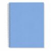 5 Subject Spiral Notebook Wide Ruled 200 Sheets, Sky Blue