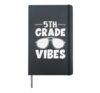 5th Grade Vibes Cool Sunglasses Back to School Hardcover Journal, Black
