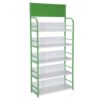 5 Tier Versatile Metal Shelf with Signboard for Pantry