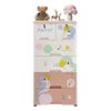 6-Drawer Clear Plastic Storage Tower, Mobile Rolling Storage Cart